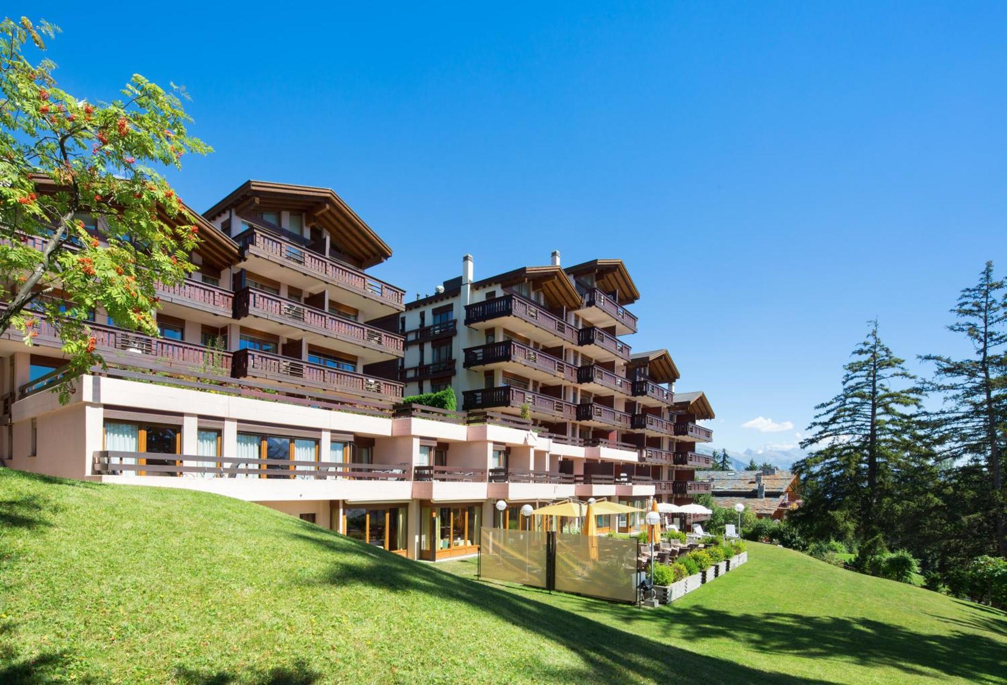 קראנס-מונטנה Hotel Helvetia Intergolf מראה חיצוני תמונה